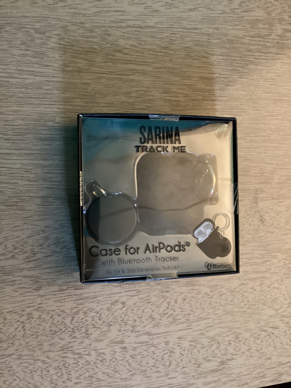 Sarina Track Me Case for AirPods with Bluetooth Tracker New